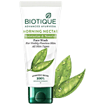 BIOTIQUE Morning Nectar Moisturize & Nourish Face Wash - All Skin Types 150 ml 