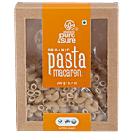Phalada Pure & Sure Organic Pasta Macaroni - Healthy, Made With Wheat Suji 200 g