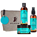 Pilgrim Korean Beauty Daily Face Care Kit With Jute Bag - Provides Glow 300 g 