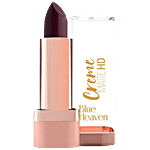 Blue Heaven CrÃ¨me Matte HD Lipstick - Smooth Finish, Comfortable To Wear 4 g Maroon 178
