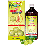 Swadeshi Ayurved Shudh Amla Ras - Relieves Indigestion & Debility 1 L