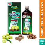 Swadeshi Ayurved Shudh Triphala Ras - Overall Health, Improves Digestion 1 L