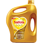 Saffola Saffola Gold Oil - Power Of 3, Blend Of Rice Bran & Corn oil 2.73 kg Jar