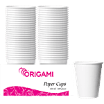 Origami Disposable Party Paper Cups/Glass 150 ml (Pack of 100)