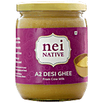 Nei Native A2 Cultured Cow Ghee - Rich In Flavour & Aroma 500 ml
