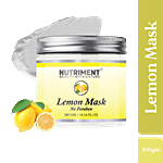 Nutriment Lemon Face Mask - Brightens Skin, Removes Skin Tan 300 g