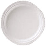 Arham Bio-Degradable Disposable Plates - 25 cm, Eco Friendly, Durable 50 pcs