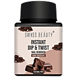 Swiss Beauty Instant Dip & Twist Nail Paint Remover - Acetone Free 80 ml Dark Chocolate
