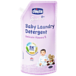 Chicco Sensitive Baby Laundry Detergent - Delicate Flowers, Removes Tough Stains & Odour 500 ml