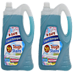B-SAFE Detergent Gel Liquid - Tough On Stains, 5X Pro, For Machine Wash & Bucket 5 L (Buy 1 Get 1 Free)
