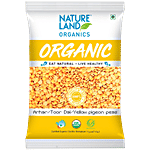 Natureland Organics Arhar/Toor Dal Or Yellow Pigeon Peas 1 kg