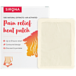 SIRONA Pain Relief Heat Patches | Patches for Period Pain & Menstrual Cramps | 100% Natural Ingredients & Portable | 8 Hours Pain Relief | Instant Relief from Menstrual Pain | Period Pain 3 pcs