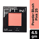 Maybelline New York Fit Me Blush Powder - Blusher, Long-lasting Stay 4.5 g Pink 25