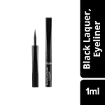 L'Oreal Paris Super Liner Lacquer Eyeliner - Waterproof, Smudge-Proof, Create Fine Lines 1 ml Black