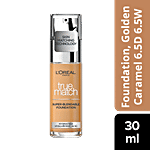 L'Oreal Paris True Match Super Blendable Liquid Foundation - Perfectly Matches 30 ml Golden Caramel 6.5D 6.5W
