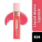 L'Oreal Paris Infallible Ultra Matte Liquid Lipstick - Les Macarons, 16 Hours Intense Matte 5 g 824 Guava Gush