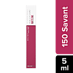 Maybelline New York Super Stay Matte Ink Liquid Lipstick - Pink Edition, 16 Hour Long Lasting 5 ml 150 Savant