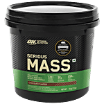 Optimum Nutrition Serious Mass Gainer - Chocolate, Vegetarian, High Protein & Calories With Vitamins & Minerals 5 kg 