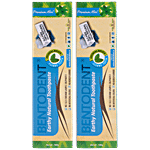 Bentodent Earthy Natural Toothpaste - Premium Mint, Vegan, SLS Free 100 g (Pack of 2)