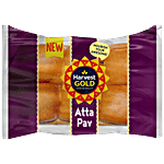 Harvest Gold Atta Pav Bread - Premium Quality, Fresh, Vegetarian 250 g 