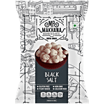MR. MAKHANA Fox Nuts Black Salt - Delicious Teatime Snack, Popped Lotus Seeds, Roasted In Olive Oil 20 g