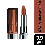 Maybelline New York Colour Sensational Creamy Matte Lipstick For Smooth & Comfortable Lips 3.9 g 673 Midtown Pink