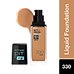 Maybelline New York Fit Me Matte + Poreless Liquid Foundation With Clay, Oil Control With SPF 30 ml 330 Toffee