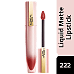 L'Oreal Paris Liquid Lipstick - Chiffon Signature, Mask Friendly 7 ml 222 I Impassion