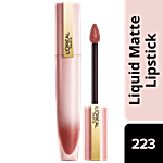 L'Oreal Paris Liquid Lipstick - Chiffon Signature, Mask Friendly 7 ml 223 I Lose Up