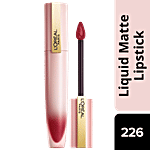 L'Oreal Paris Liquid Lipstick - Chiffon Signature, Mask Friendly 7 ml 226 I Sink In