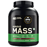 Optimum Nutrition Serious Mass Weight Gainer Powder - Chocolate, High Protein & Calories, Vitamins & Minerals Rich, Vegetarian 3 kg 0.003 Kg