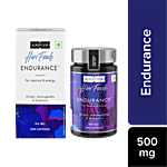Kapiva Himfoods Endurance For Stamina & Energy With Shilajit, Ashwagandha & Gokshura 60 pcs 
