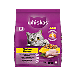 Whiskas Chicken Flavour Adult Dry Cat Food For 1+ Years 3 kg
