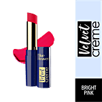 Blue Heaven Velvet Creme Lipstick - Long-Lasting, Smooth, Lightweight & Hydrating 3.5 g Bright Pink