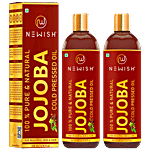 Newish Jojoba Oil - Cold Pressed, For Skin & Hair Growth, Virgin & Unrefined 200 ml (Pack of 2)