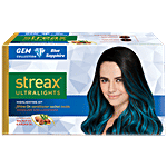Streax Germ Collection Ultralights Highlighting Kit - With Shine On Conditioner, For Smooth & Shiny Hair 60 ml Blue Sapphire