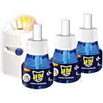 All Out Ultra Liquid Vaporizer Mosquito Repellent 45 ml (Machine + 3 Refills)
