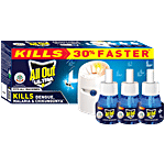 All Out Ultra Liquid Vaporizer Mosquito Repellent 45 ml (Machine + 3 Refills)
