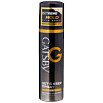 Gatsby Hair Spray Set & Keep - Extreme Hold, Maintains Solid Style 66 ml 