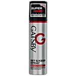 Gatsby Hair Spray Set & Keep - Super Hard, Maintains Firm Style 66 ml