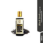 Khadi Natural Cold-Pressed Black Seed/Kalonji Oil - Boosts Hair Growth, Healthy Skin 100 ml 