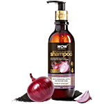 Wow Skin Science Onion Black Seed Oil Shampoo - Strengthen, Soften, Restore Shine, For All Hair Types 250 ml 