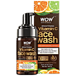 Wow Skin Science Brightening Vitamin C Foaming Face Wash - Reduces Fine Lines, No Parabens 100 ml 