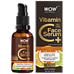 Wow Skin Science Vitamin C+ Face Serum - With 1% Ferulic Acid, Brightens Complexion, Anti-Ageing 30 ml 