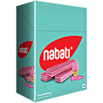 Nabati Pink Lava Cream Wafer Biscuits - Sweet, Crispy & Crunchy 13 g (24 pcs)