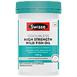 Swisse Ultiboost - Odourless High Strength Wild Fish Oil Capsules, With 1500 Mg, Omega 3, For Heart, Brain, Joints 40 Capsules 
