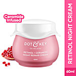 Dot & Key Night Reset Retinol + Ceramide Sleep Treatment Cream - For Firmer & Youthful Skin 60 ml