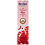 Sri Sri Tattva Premium Rose Agarbatti/Incense Sticks - Long-Lasting Fragrance 100 g