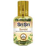 Sri Sri Tattva Sandal Roll-On Perfume - Non-Alcoholic, Long-Lasting Fragrance 10 ml 