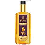 Bajaj Almond Drops Non-Sticky Hair Oil - Infused With Almond & Argan Oil, Provides 3-Way Damage Protection 200 ml Bottle